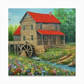 Smoky Mountain Mill Canvas Print