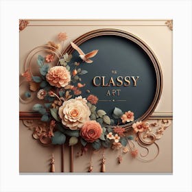 Classy Art Canvas Print