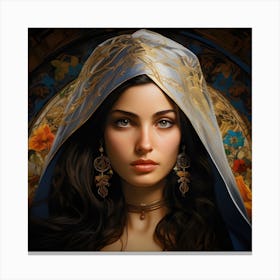 Beautiful Woman Canvas Print