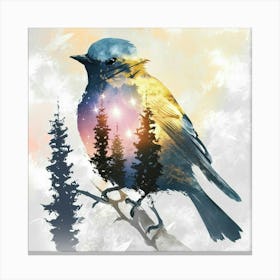 Bird In The Sky Canvas Print