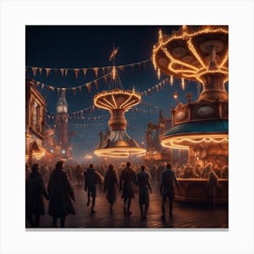 A space fair Canvas Print