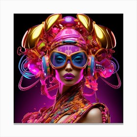 Futuristic Woman 3 Canvas Print