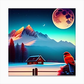 Winter Landscape Canvas Print