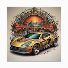 Car Art 1 Canvas Print