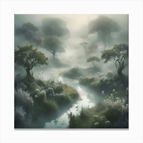 Synthesis Of The Spirit World 2 Canvas Print