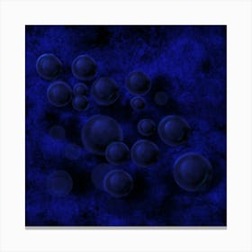 Blue Spheres Canvas Print