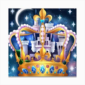 Princess Castle Canvas Print