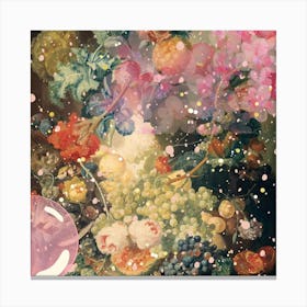 'Fruits And Flowers' Canvas Print