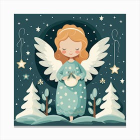 Christmas Angel 19 Canvas Print