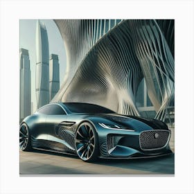 Jaguar I-Type Concept 3 Canvas Print