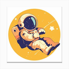 Astronaut In Space 13 Canvas Print