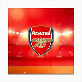 Arsenal F.C Logo Wall Art 14 Canvas Print