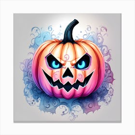 Halloween Pumpkin Canvas Print