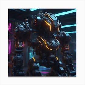 Futuristic Robot 56 Canvas Print