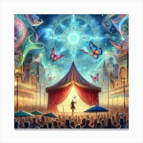 Circus Tent Canvas Print