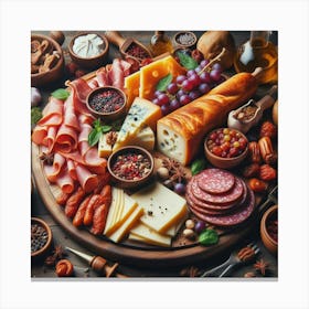 Cheese Platter 4 Canvas Print