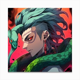 King Of Snakes Canvas Print