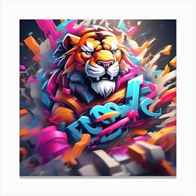 Graffiti Art 2 Canvas Print