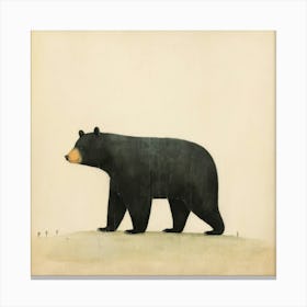 Black Bear Canvas Print