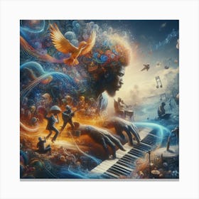 Music Of The Universe Canvas Print