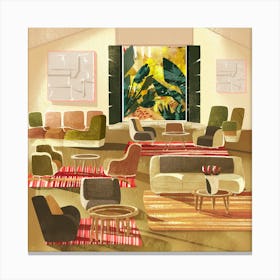Lounge Room Canvas Print