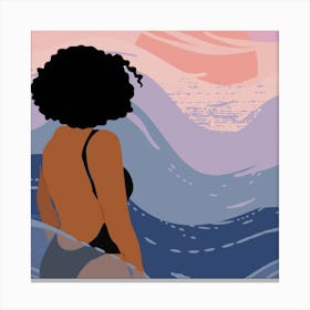 Sands And Tans Square Canvas Print