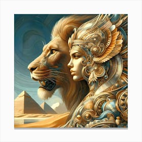 Cleopatra Portrait Artwork 110 Canvas Print