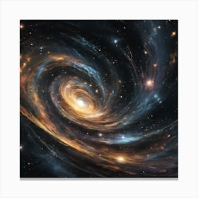 Galactic Maelstrom Canvas Print