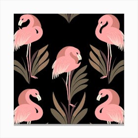 Pink Flamingos 3 Canvas Print