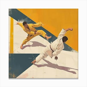 A Judo Throw Lofi Illustration 1718704668 2 Canvas Print