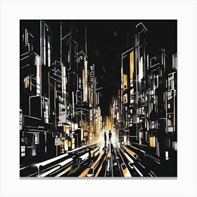 Cityscape 9 Canvas Print