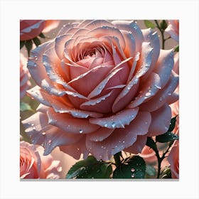 Pink Roses 2 Canvas Print