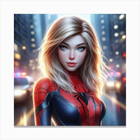 Spider - Woman 2 Canvas Print