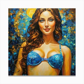 Woman In A Bikini yunc gui Canvas Print