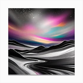 Aurora Night Sky 1 Canvas Print