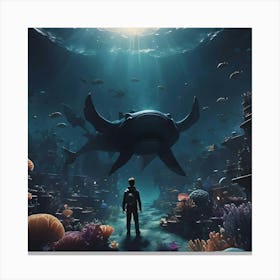 Depths Of The Imagination 4 Canvas Print