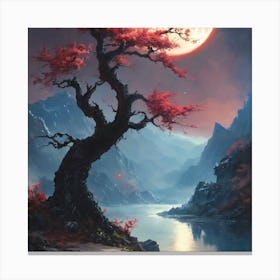 Asian Tree Canvas Print