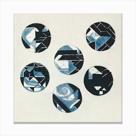 Six Circular Designs (1878–1938), Richard Roland Holst Canvas Print
