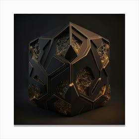 Geometric Cube 1 Canvas Print