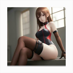 Sexy Anime Girl 1 Canvas Print