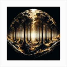 'The Forest' 4 Canvas Print