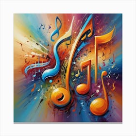 Music Notes 2 Canvas Print