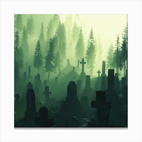 Graveyard 3 Canvas Print