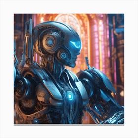 Robot 4 Canvas Print