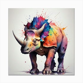 Rhino 3 Canvas Print