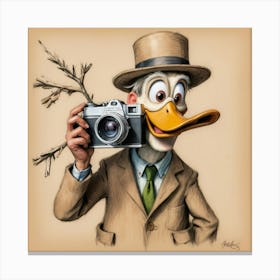 Donald Duck 10 Canvas Print