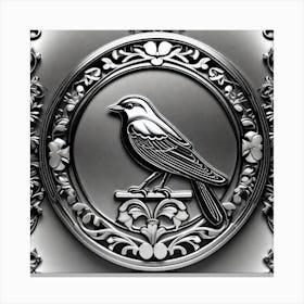 Crow symbol Canvas Print