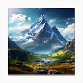 Mountain Landscape Canvas Print