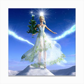 Barbie Christmas 001 Canvas Print