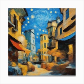 Lasst uns auf diesem Souk-Markt spazieren gehen Canvas Print